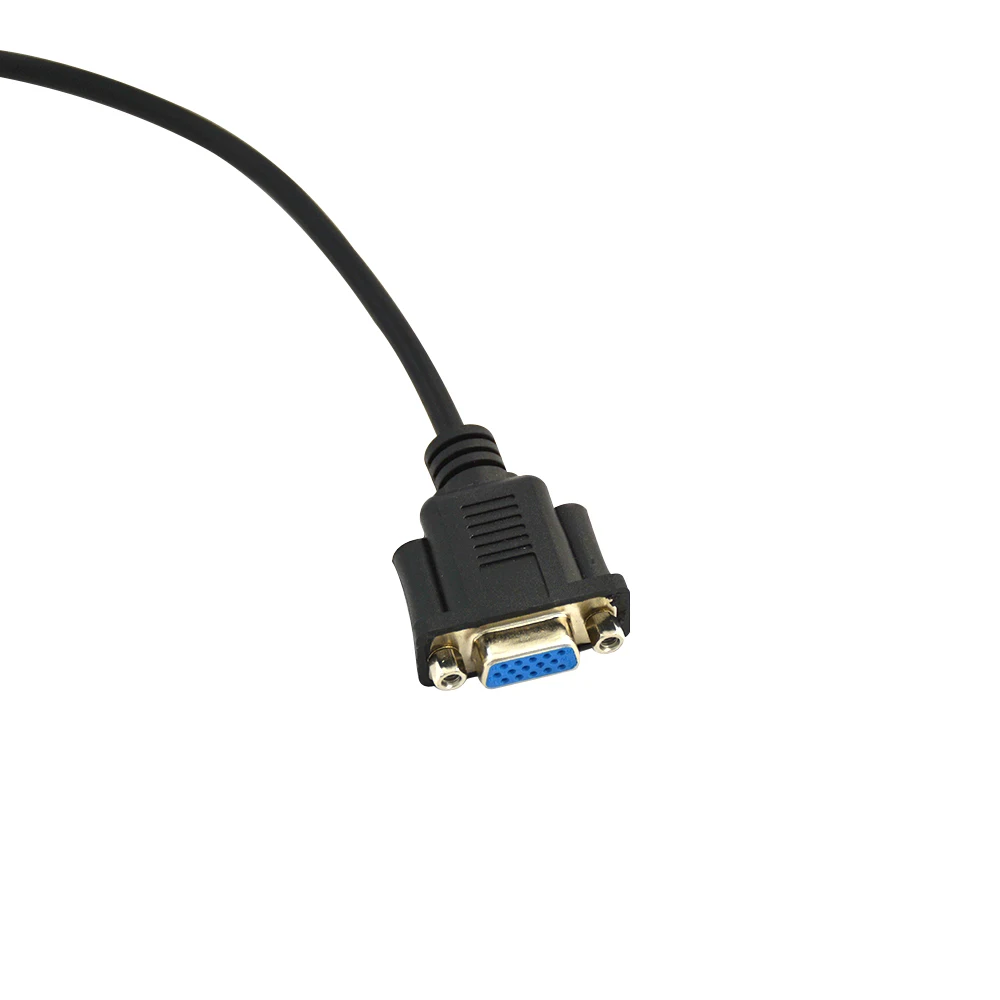 DANSPEED 0 3 M/1FT VGA 15 Pin to VGA/Mini HDMI видео удлинитель монитор кабель для ПК ноутбук ТВ