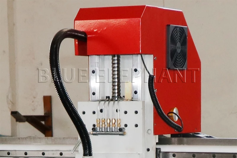 tbi ball screw of 1212 3 axis cnc router with helical rack and gear drive
