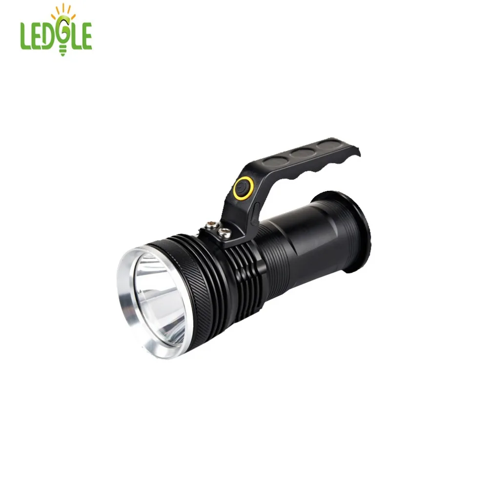 

LEDGLE Handheld Flashlights Bright LED Torch Lights Rechargeable Electric Torch, 3 Lighting Modes, IP44 Waterproof Function