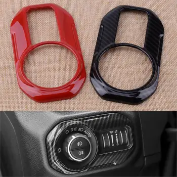 

CITALL Car Styling Interior Head Light Lamp Switch Button Decor Cover Trim Fit For Jeep Wrangler JL 2018