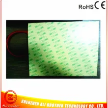 Силиконовая Резина 3D-принтеры нагреватель 110 В 800 Вт 300*500*1.5 мм клей 1 лицо 100 К термистор 1000 мм привести выйти из короткой стороне