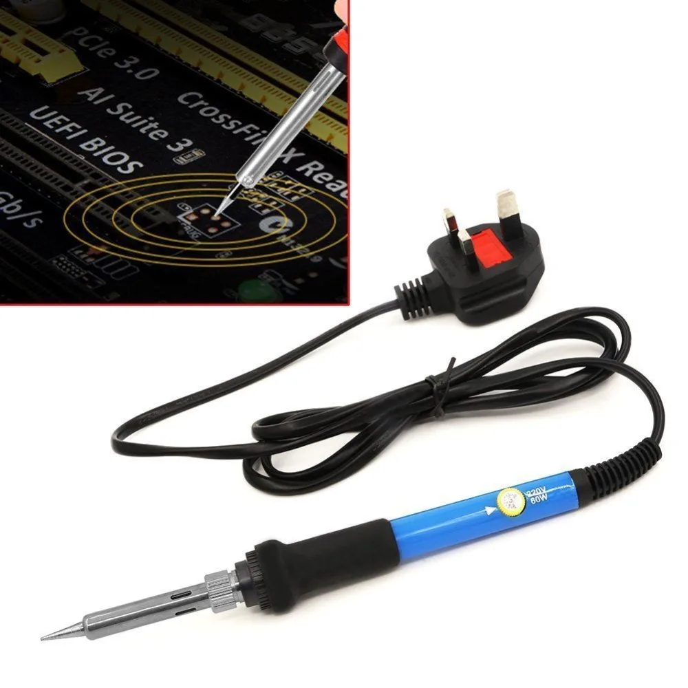 Fast Accurate Heat 60W 220V Adjustable Temperature Electric Soldering