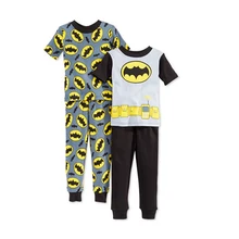 Домашняя детская одежда с рисунками домашняя пижама для мальчиков комплект одежды с Бэтменом для сна повседневная детская одежда для сна одежда для семьи комплект детской одежды для сна