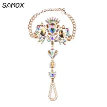 Alloy Studded Rhinestone Anklet Feet Jewelry High-end Quality Luxurious Texture Gifts For Women Alloy Studded Rhinestone Anklet Feet Jewelry High-end Quality Luxurious Texture Gifts For Women
