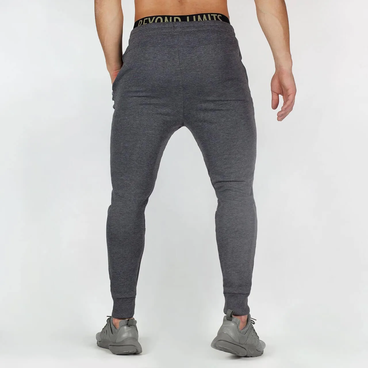 Мужские тренировочные брюки, Брендовые мужские брюки, повседневные спортивные штаны, серые повседневные эластичные хлопковые спортивные штаны для фитнеса и тренировок