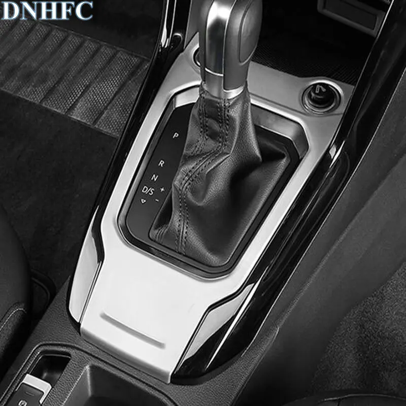 Наклейки DNHFC для панели шестерни автомобиля 3D наклейки с блестками Volkswagen T ROC LHD 2018