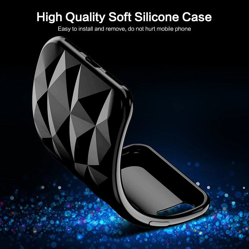 FLOVEME Diamond Sexy Case For iPhone 8 7 6 6S X Plus Ultra Thin Phone Cases 10 Soft TPU Back Cover Shells |