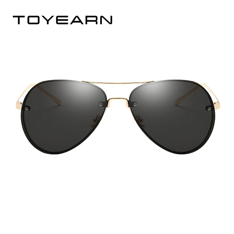 2020 neue Mode Marke Design Vintage Randlose Pilot Sonnenbrille Frauen Männer Retro Klare Linse Beschichtung Spiegel Sonnenbrille für_voghion.com