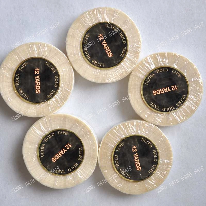 

12 yards Ultra Hold double tapes for toupee, Double tape hair extensions can use in water swimming