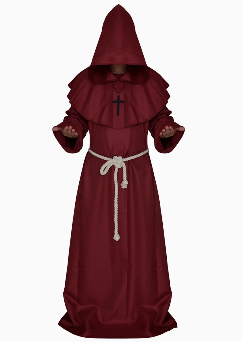 Мужская накидка с капюшоном костюм для косплея|cosplay costume|halloween comicshooded robe |