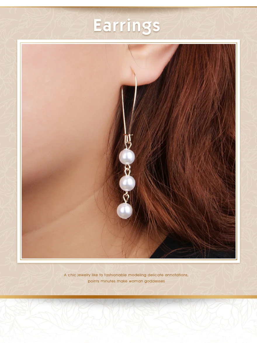 Imitation Pearl Earrings (1)
