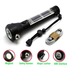 

Factory direct CREE T6+20LED 3800Lm 7mode power bank USB rechargeable flashlight torch lantern self defense police flash light