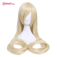 L-email wig 60inch 150cm Long Women Cosplay Wigs 10 Color Straight Beige Blond Synthetic Hair Perucas Cosplay Wig