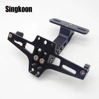 

CNC Motorcycle License Plate Holder Frame Bracket LED Light FOR Benelli silver blade Dragon BJ600 300 BN600I bn600 bn300 bn250