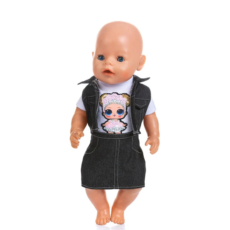 18 дюймовых кукол одежда с рисунком из мультфильма «Мой маленький аксессуары для малышей подходит 18''43-46 см американский/жизнь/кукла Generation-игрушки платья, одежда для девочек, подарки