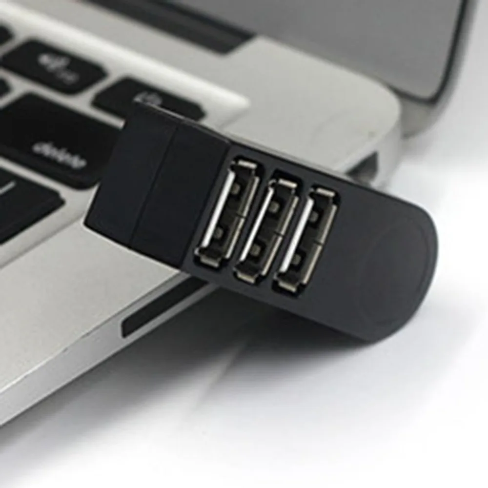 Usb2.0 концентратор разветвитель 3 usb-хаб роторный расширительный Док-концентратор USB2.0 совместим с USB1.1 классический/высококачественный дизайн для настольного компьютера com