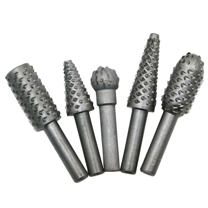 

Rotary Rasp File 1/4" Shank Burr File Rasp Woodworking Drill Bits Hss Rotary File Wood Drilling Carving Artifact Tool