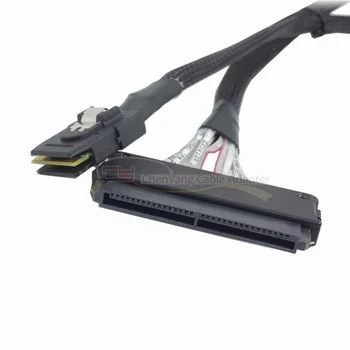 

100PCS/100cm SFF-8484 SAS 32Pin 4i to SFF-8087 Mini SAS 4i 36Pin Cable server raid cable