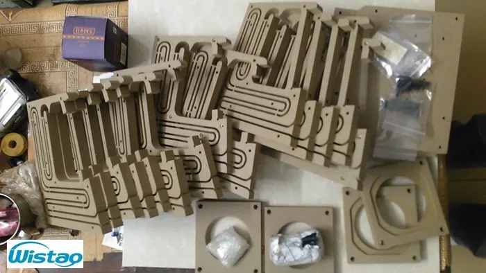 Vazia do Labirinto dos Jogos do Armário do Orador de Alta Fidelidade de Iwistao com Placa de Fibra de Alta Densidade para a Unidade Completa de 2.54 Estrutura Polegadas Spk Diy - Image 4