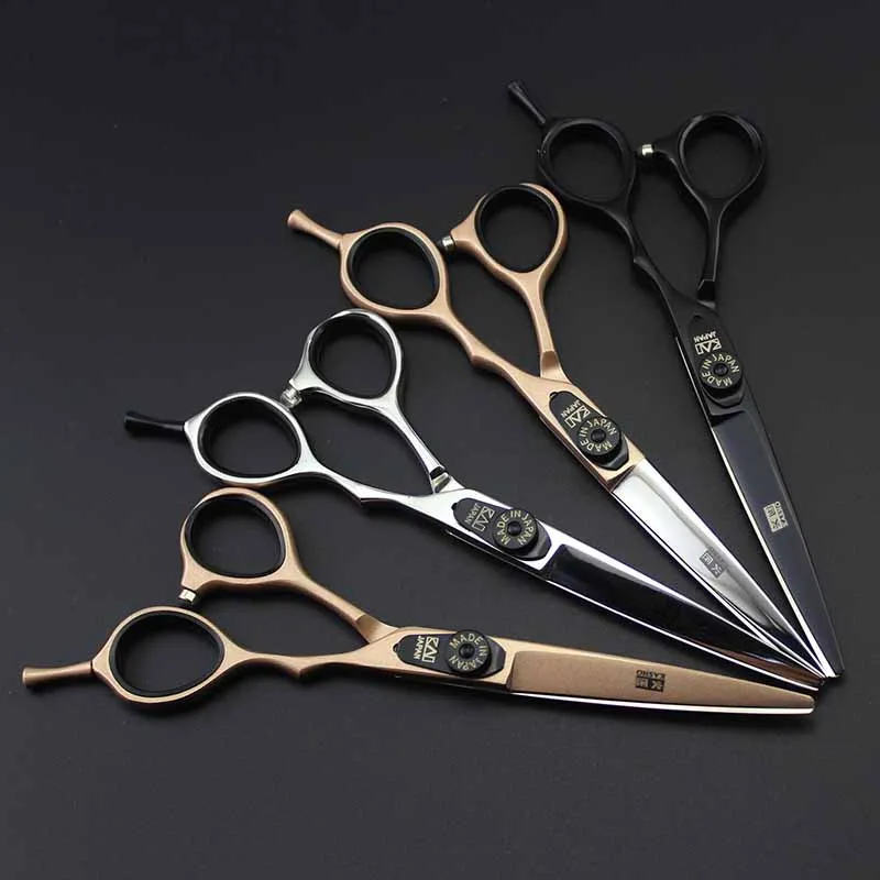 

6inch Kasho Hairdressiong Hair Cutting Thinning Scissor Barber Salon Tool Color Painting Shear Clipper Scissors for Hair