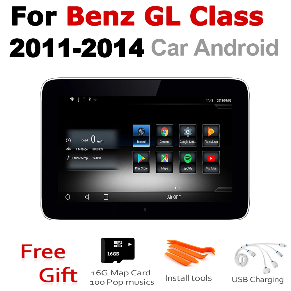 Discount Android 7.0 up Car Multimedia player For Mercedes Benz GL Class 2011~2014 NTG WiFi GPS Navi Map Stereo Bluetooth IPS Screen 4