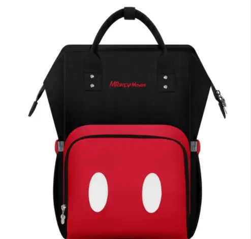 Детский рюкзак с мультипликационным принтом Дисней, USB, модная сумка для мам и мам, сумка для подгузников, детские сумки для подгузников, Детская сумка с Минни и Микки для ухода за ребенком - Цвет: picture color