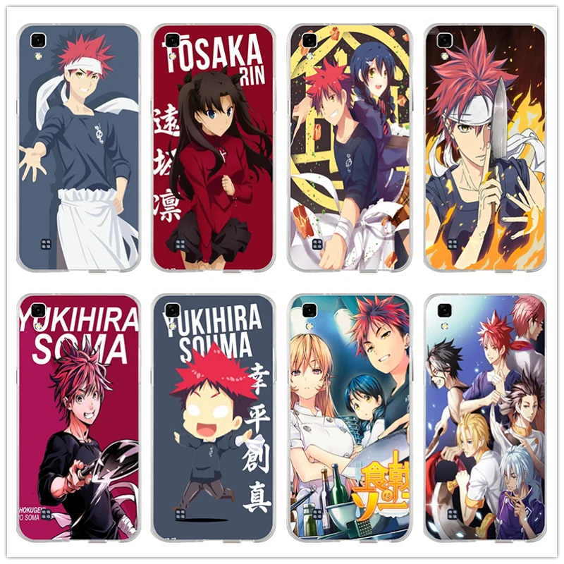 Soft TPU Phone Case for LG Spirit V10 V20 V30 G2 G3 Mini G4 G5 G6 K4 K7 K8 K10 HTC One Bag Cool Anime Shokugeki No Soma | Мобильные