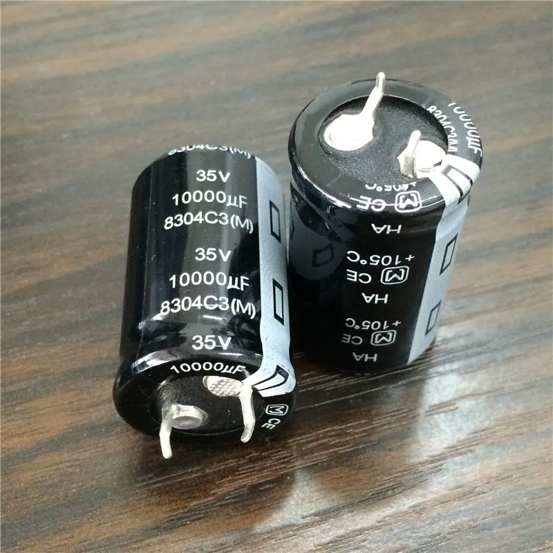10 шт. 10000 мкФ 35 в HA серии 22x35 мм 35v10000мкф оснастки PSU алюминиевый электролитический