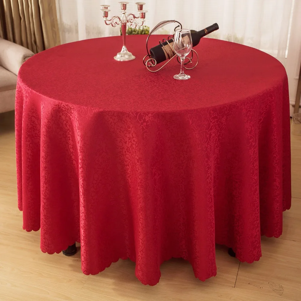 Tablecloth Dining Table Cover Jacquard Table Cloth Round Tablecloths