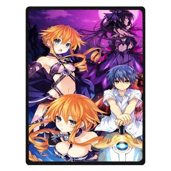 

2018 Home bedclothes Flannel blankets DIY Bed Blanket Adults Date A Live bed sheets sofa/Travel/camping Portable Blanket