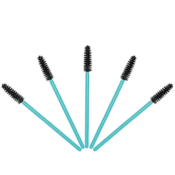 

Makeup Brushes 200Pcs/pack Disposable Eyelash Brushes Blue Lash Extension Mascara Applicator Wand Eyes Lip Cosmetics Brushes