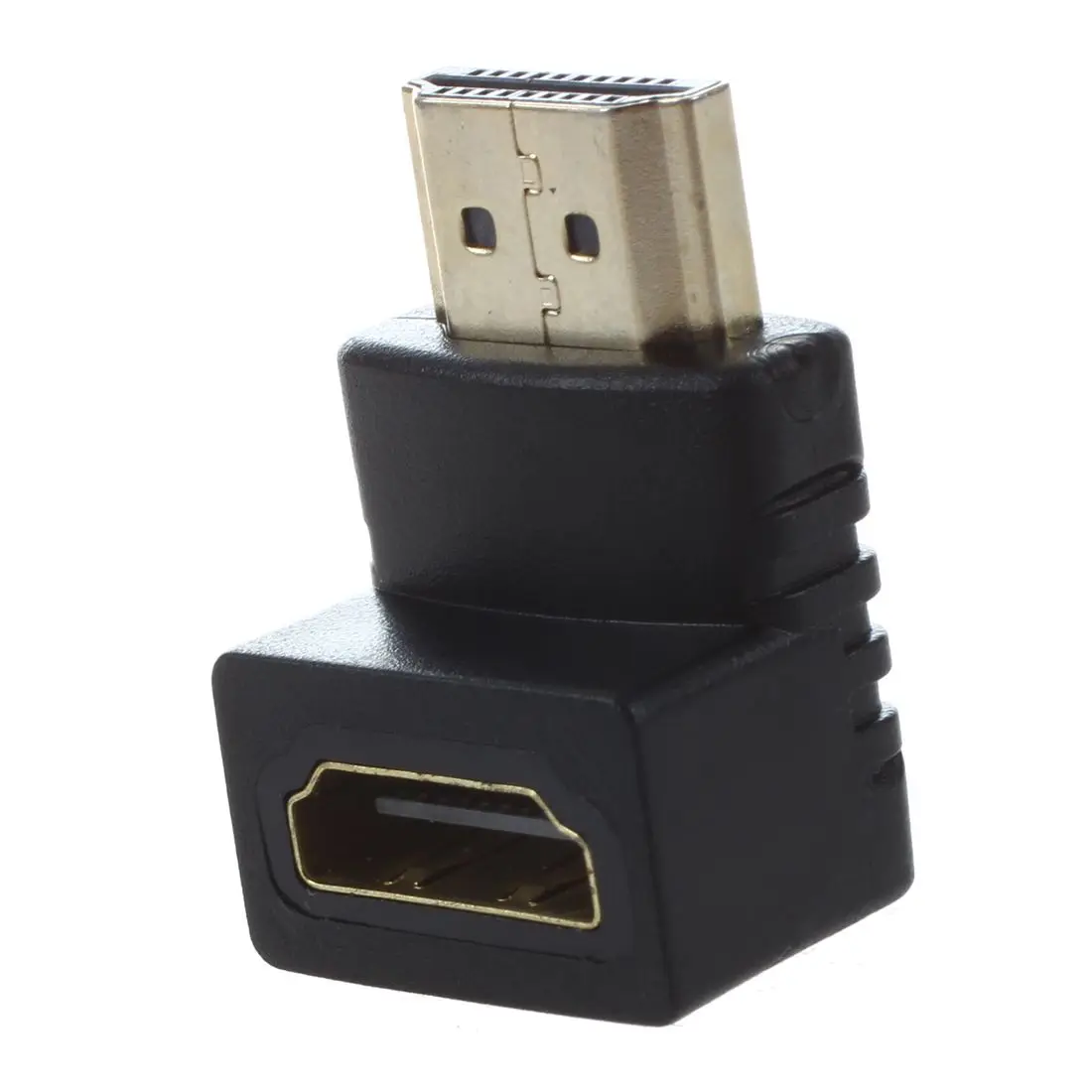 Видео AV адаптер HDMI мужчин и женщин локоть с прямым углом 90 градусов