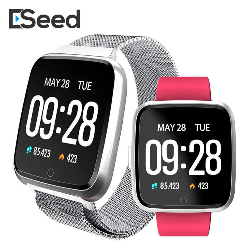 

ESEED Y7 Smart Bracelet Watch Fitness Sport Tracker 1.3 inch screen IP67 Heart Rate Monitor For apple android pk xiao mi band 4