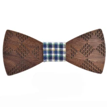 Mantieqingway ручной работы деревянный лук Галстуки Для мужчин S жениха дружки галстук-бабочка галстук аксессуар свадебное дерево бабочкой для Для мужчин Best подарки