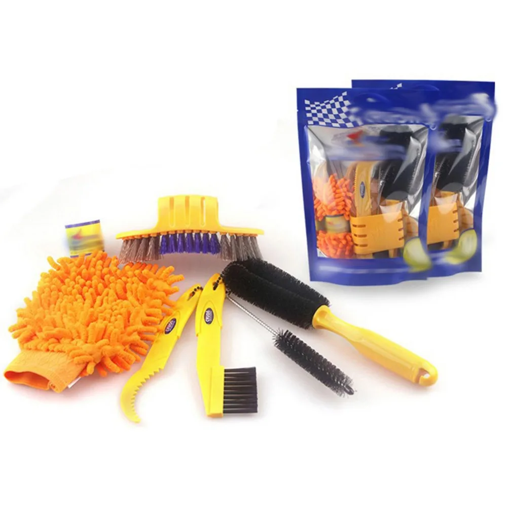 Bicycle Cleaner Kits Bike Cleaning Tool Package Cycling Tire Brush Road
