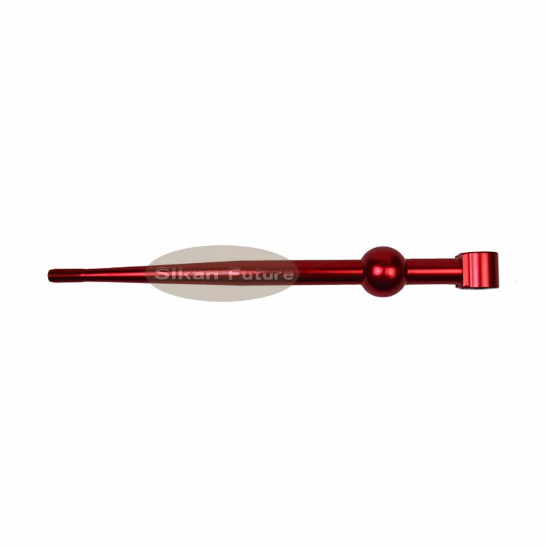 Suitable for Honda Civic Automobile Aluminum Alloy Single Bend Fast Shift Rod Shifter Knob Automotive Refitting - Название цвета: Красный