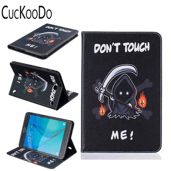 

CucKooDo Painting Pattern PU Leather Full-Body Protective Case[Stand Feature] For Samsung Galaxy Tab A 8.0 Inch SM-T350