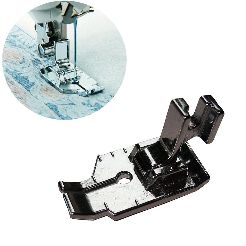 

1pcs Metal 1/4 Cloth Fabric DIY Sewing Machine Foot with Low Handles New Arrivals Quilting Household Sewing Machine Parts