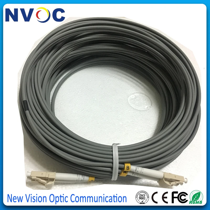 3 шт./лот LC/UPC мм (62 5/125) DX 7 м ПВХ укрепленный волоконно оптический патч корд