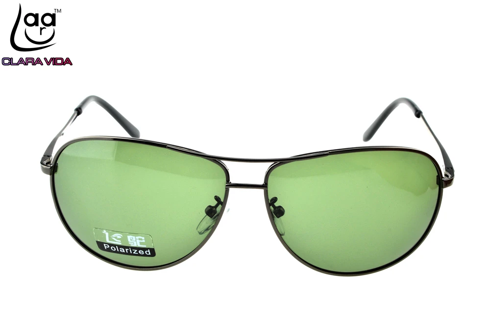 Мужские солнцезащитные очки Oculos Masculino Clara Vida усиленный двойной мост TAC