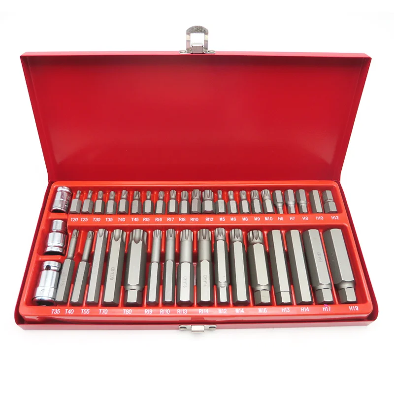 

Multi-function 41Pcs/set Power Screwdriver Bits Set Hex Spline Torx and Bit Holder Socket Adapter For Electric Screwdrivers