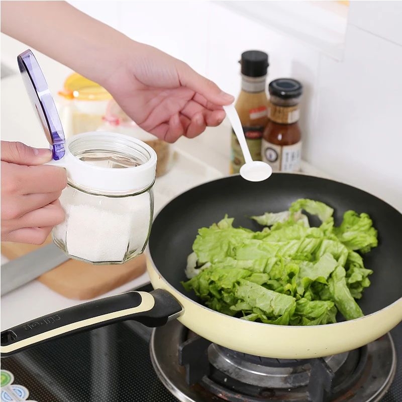RSCHEF 1 шт. стеклянная коробка для приправ соляная банка кухонные принадлежности