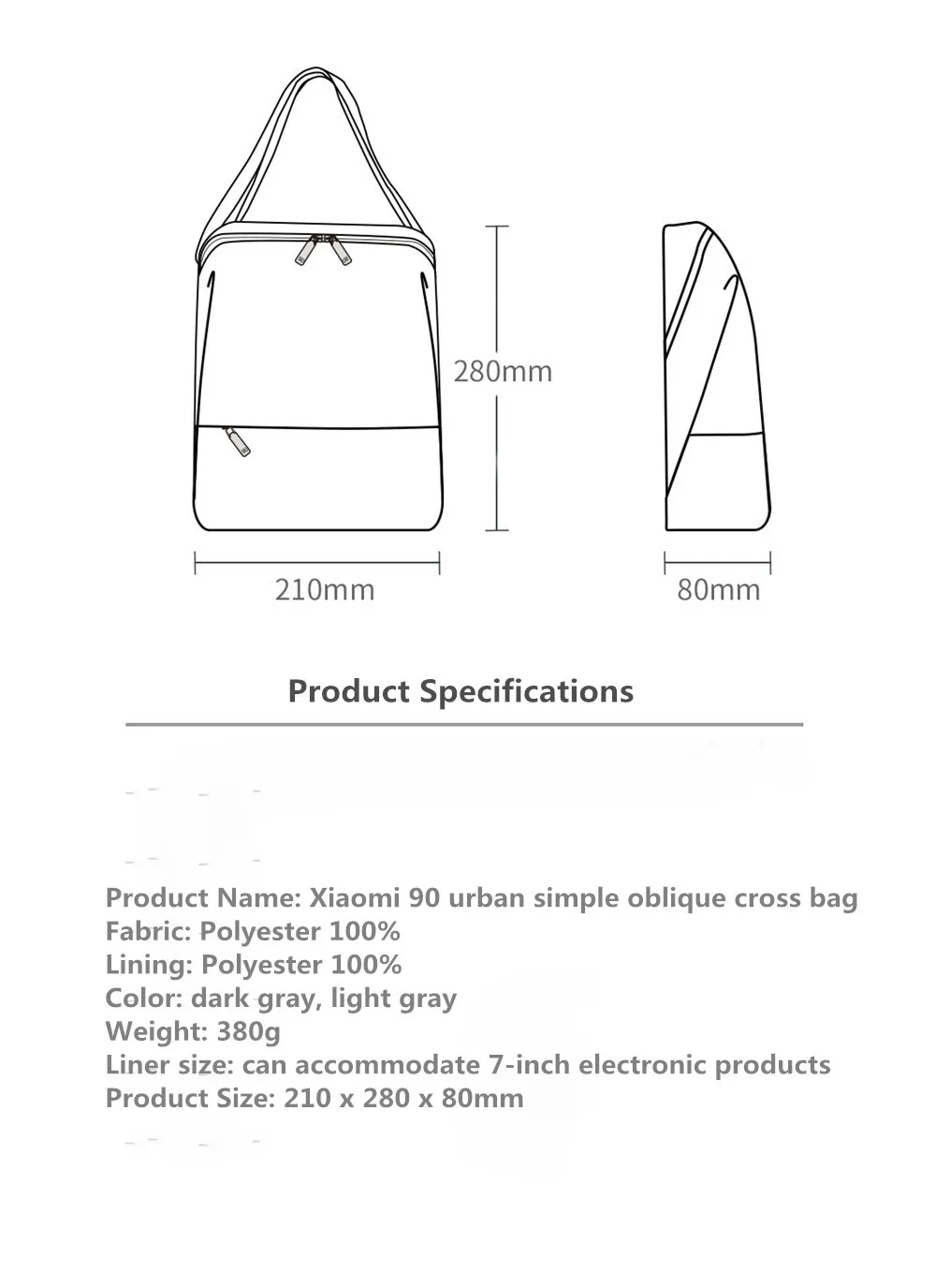 Xiaomi 90 простой городской мессенджер сумка/сумка-портфель/мальчик девочка мужчины женщины большой емкости случайные Кроссбоди Водонепроницаемые рюкзаки H20