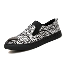 Nice New Men Loafers Shoes Fashion Breathable Loafer Shoes Spring Autumn Microfiber Leather Men Flat Shoes Zapatillas Hombre