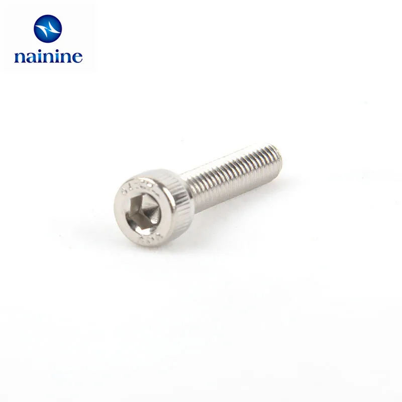 Cena 480 sztuk pudło M2 M2.5 M3 DIN912 304 ze stali nierdzewnej, sześciokątny z łbem sześciokątnym śruby mocujące gniazdo rowerowe śruby sześciokątne zestaw HW003