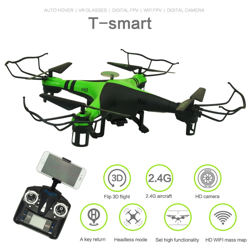 XBM 38W Remote Control Helicopter 0.3MP HD Camera 6 Axis Gyro