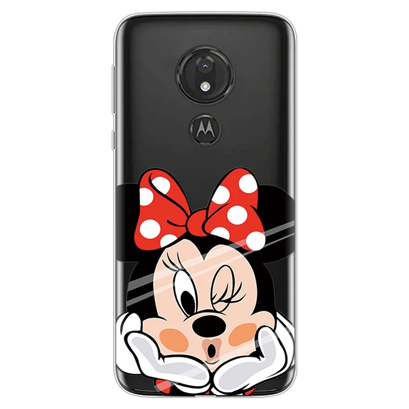 Мультяшная пара для Coque Motorola Moto G7 Play Plus чехол мягкий, роскошный, из ТПУ Модный чехол для телефона для Motorola G7 power Cover