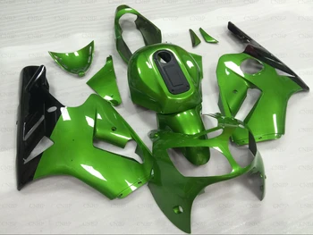 

Fairings Zx-12r 2000 Bodywork Zx12r 01 2000 - 2001 Green Black Full Body Kits Zx-12r 2000