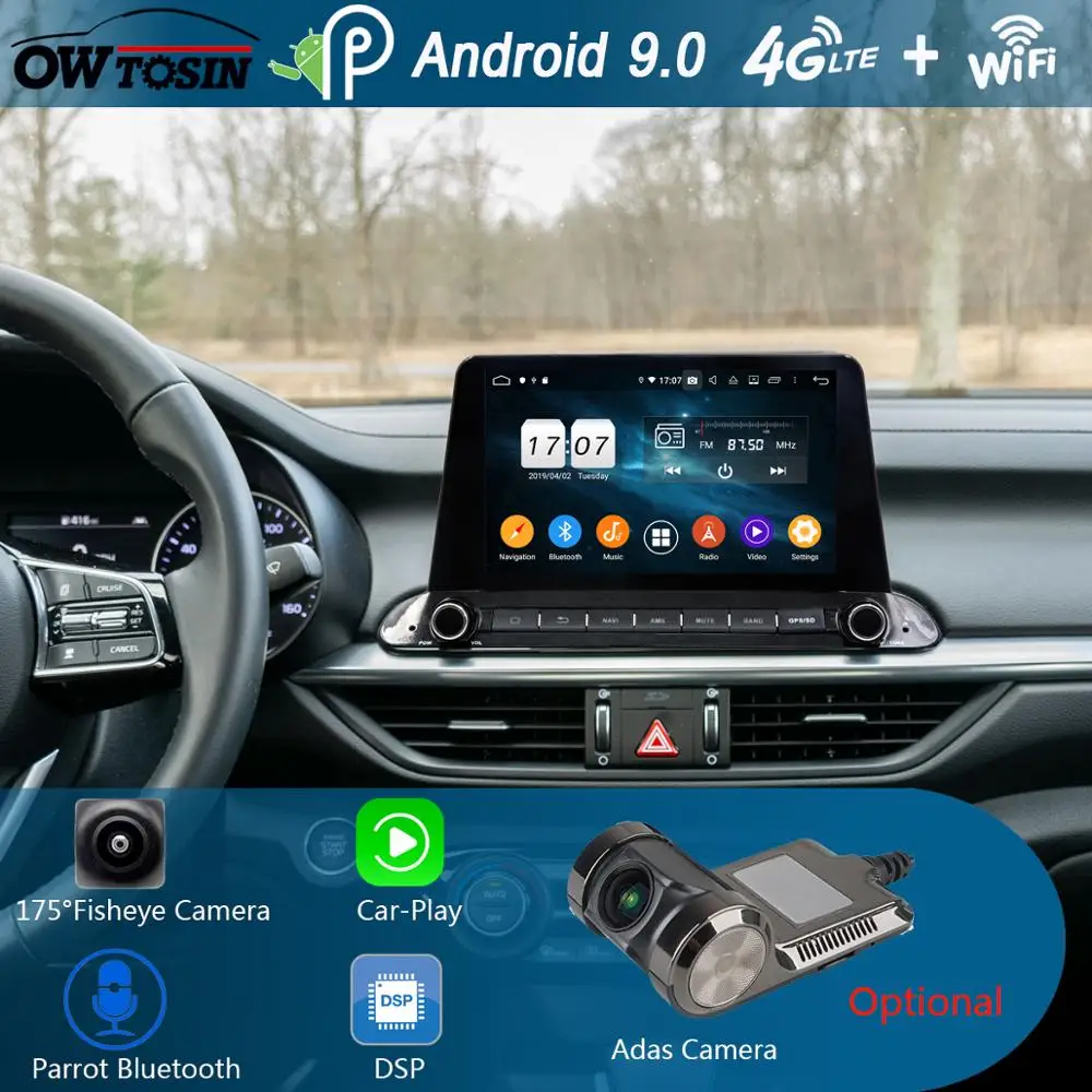 " ips 8Core 4G+ 64G Android 9,0 автомобильный DVD мультимедийный плеер для Kia Cerato Forte gps навигация радио попугай BT CarPlay