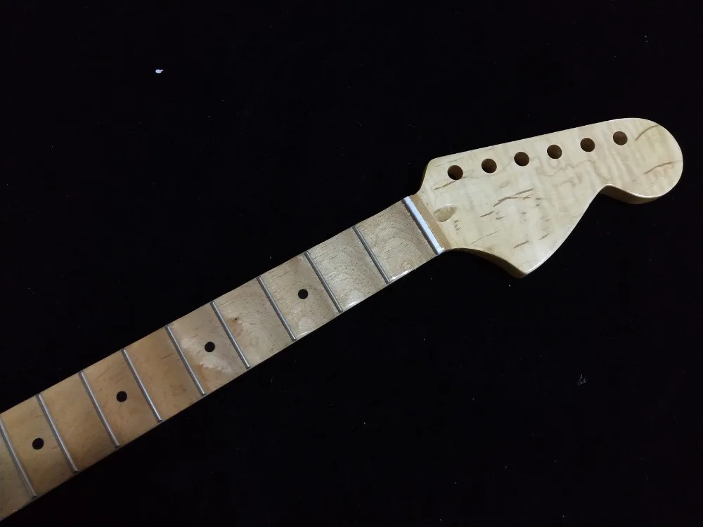 

1pcs Full scalloped maple Guitar Neck for ST style 24 Fret maple fingerboard